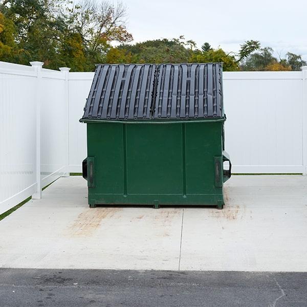 commercial dumpsters typically deliver their dumpsters within a few business days of request